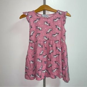 Pink unicorn dress